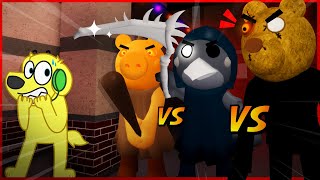 PUMPIGGY vs CROVE vs MR STITCHY Roblox PIGGY SPOOKY HUNT [upl. by Ynoffit]