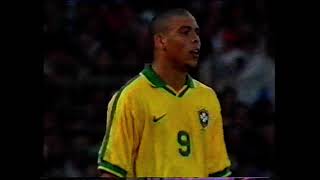 1997 06 03 France v Brazil Tournoi de France Highlights ITV [upl. by Nilatak]