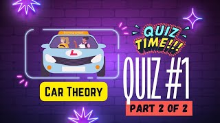 Quiz1 Theory Test 2024 UK  Part 2 of 2  Pass Theory Test First Time [upl. by Halilak]