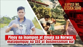 Pinoy na inampon at dinala sa Norway matagumpay na CEO at businessman  Kapuso Mo Jessica Soho [upl. by Ettenuahs]