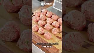 🐷🐮Moinkballs De Ultieme BBQ Party Snack  Kolenboertje [upl. by Sacksen]