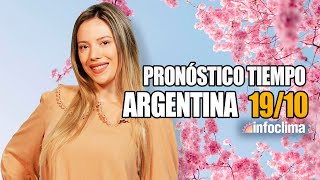 Pronóstico para el 19 de octubre de 2024 Argentina  Infoclima TV [upl. by Alexandra]