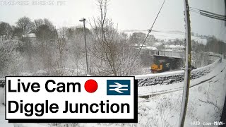 Diggle Junction Railcam LIVE  21112024 [upl. by Lemrahs]