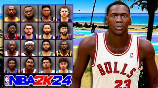 BEST Young Michael Jordan Face Creation in NBA 2k24 [upl. by Ralat646]