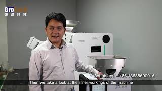 The most cost effective sorting machineGroTech 3rd Generation mini color sorter [upl. by Devin]