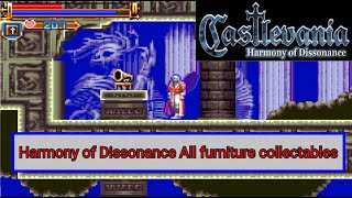 Castlevania Harmony of Dissonance All Furniture Collectables [upl. by Leonid629]