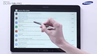 Samsung Galaxy Tab Pro  Hancom Office Howto [upl. by Aerdnod]