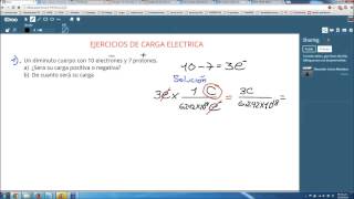 6 Carga eléctrica  EJERCICIOS [upl. by Atteuqnas]