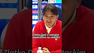 🇭🇷 Zlatko Dalić o ustaskim pozdravima na utakmici Hrvatske⚪🔴 [upl. by Isma]