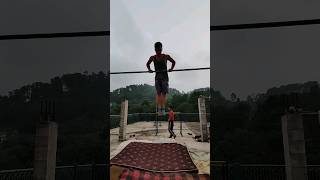 muscle up×dip× pullup 5 reps subscribe calisthenics fitnessmotivation [upl. by Eyssej]