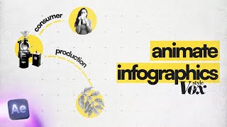 How To Animate Infographics Like VOX After Effects Tutorial [upl. by Yrallam690]