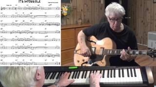 Its Impossible  Jazz guitar amp piano cover  Armando Manzanero [upl. by Tallu]