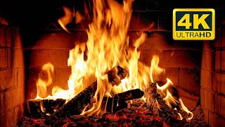 🔥 Cozy Fireplace 4K 12 HOURS Fireplace with Crackling Fire Sounds Crackling Fireplace 4K [upl. by Aliemaj]