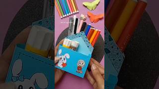 Reuse Colgate toothpaste box diy penstand storagebox [upl. by Theola]