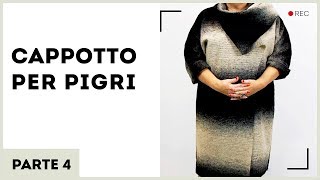 Cappotto per pigri Come fare cartamodello semplice del cappotto direttamente su tessuto Parte 4 [upl. by Hiamerej542]