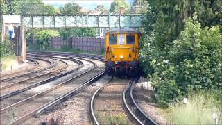 Class 73 electrodiesel locomotives pass through Shortlands [upl. by Lobell]