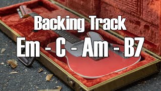 Sad Guitar Backing Track  E minor  Backing Track For Practise And Jam  Melodic Minor [upl. by Sellihca193]