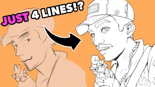 the SECRET to better line art was this easy [upl. by Gavan]