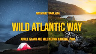 Wild Atlantic Way Adventure Travel Vlog Achill Island Camping and Wild Nephin Bothy Stay [upl. by Narol]