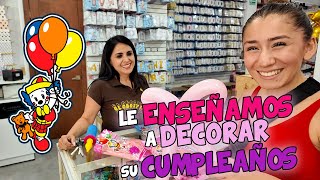 🎁 Le Enseñamos a DECORAR 🎈para su CUMPLEAÑOS  Globos y Figuras [upl. by Yenot]