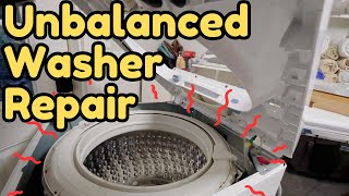 Fix Unbalanced Washing Machine [upl. by Avrom]