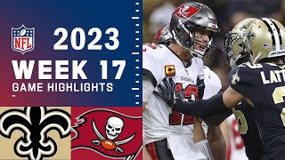 New Orleans Saints vs Tampa Bay Buccaneers FULL GAME Week 17  NFL Highlights Today [upl. by Stoneman542]