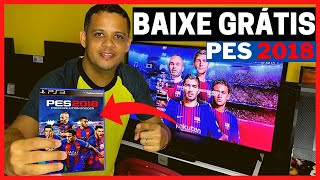 PES 2018 PS3 PKG BAIXE GRÁTIS  LOCADORA DE GAMES [upl. by Jarret989]