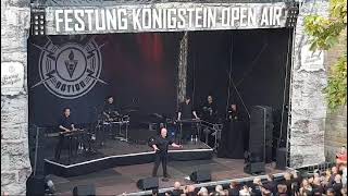 VNV NATION quotLEGIONquot live Festung Königstein Open Air 26072024 [upl. by Ambrogino]