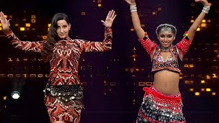 norafatehi india best dancer with saumya full dance performance on o saki saki song [upl. by Romeu]