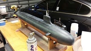 USS Seawolf RC Submarine final assembly and overview [upl. by Anuahc]