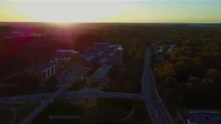 Towson University Aerial Tour in 60 Seconds 4K  Drone view of TU  Fall 2017  DJI Mavic [upl. by Tloh]