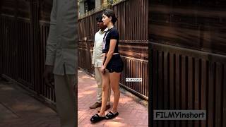 ananyapanday shortsfeed Throwback video of Ananya heading in to her yoga academy 🧘‍♀️❤️ shorts [upl. by Nivre]