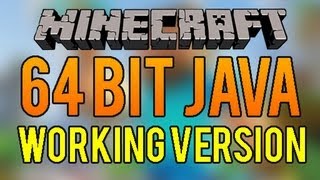 How to install 64bit Java for Minecraft [upl. by Ahterahs]