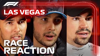 Drivers Reaction After the Race  2023 Las Vegas Grand Prix [upl. by Dessma]