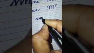 How to write Cursive Basic strokes cursive letter 《az》 [upl. by Kisor18]