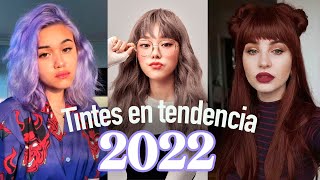 LAS TENDENCIAS DE COLOR 2022 🔥🍒 CABELLO [upl. by Komara]