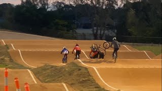 11 year old Max racing Senior Open Wheel at Shepparton BMX track [upl. by Lorain]