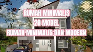 Inspirasi Rumah Minimalis 20 Desain Modern yang Lagi Tren Sekarang Desain Elegan dan Hemat Tempat [upl. by Benedix]