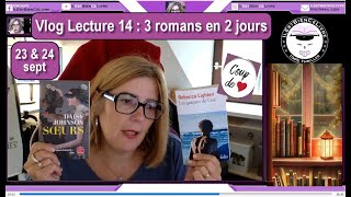 Vlog Lecture 14  Trois romans en deux jours [upl. by Aiak]