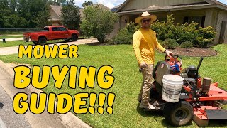 Buying Your First Commercial Lawn Mower [upl. by Atinehc]