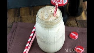 CoCa Cola milk shakeDoodh soda [upl. by Rosalie]