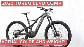 2021 Specialized Turbo Levo Comp L  Closeups and weight [upl. by Burget]