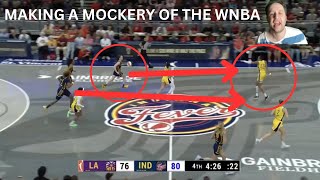 CAITLIN CLARK is making an absolute mockery of the WNBA [upl. by Aicak]