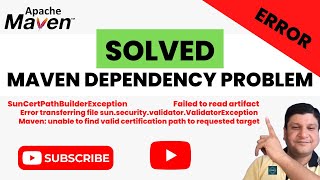 Maven Dependency Problem Solved  Fixing the Maven Dependency Download Problem [upl. by Alba872]