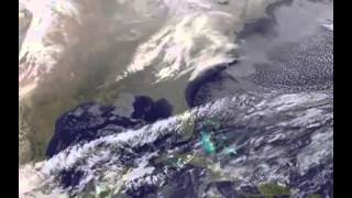 NASA video shows NOAAGOES satellite images of Winter Storm Jonas forming [upl. by Yantruoc595]