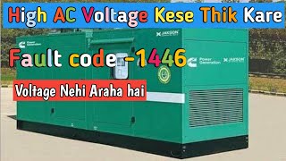 How to solve generator starting problem fault code 1446fault code 1447 [upl. by Nomahs253]