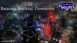 Gotham Knights  Batarang Retrieval Downtown Gotham 1212 Locations Chapters [upl. by Rehpretsirhc]