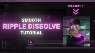 How to Create a Smooth BCC Ripple Dissolve Effect In After Effects [upl. by Skyler]