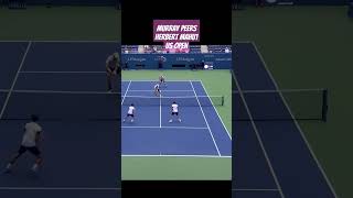 Murray Peers  Herbert Mahut Crazy Point Us Open [upl. by Elum]