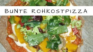 Vegane Rohkost leckere Pizza selber machen [upl. by Virgin]